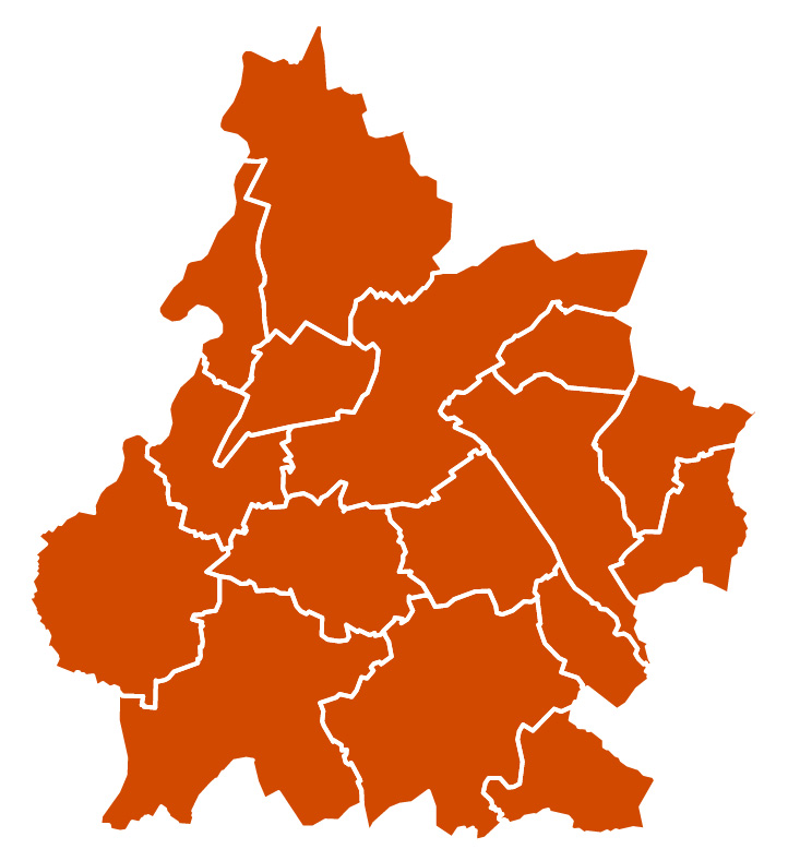 kaart Zuid-Limburg